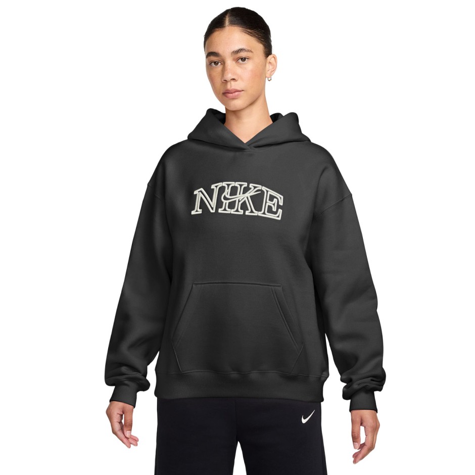 Γυναικείο Φούτερ Μαύρο - Nike Studio Fleece Medium Weight