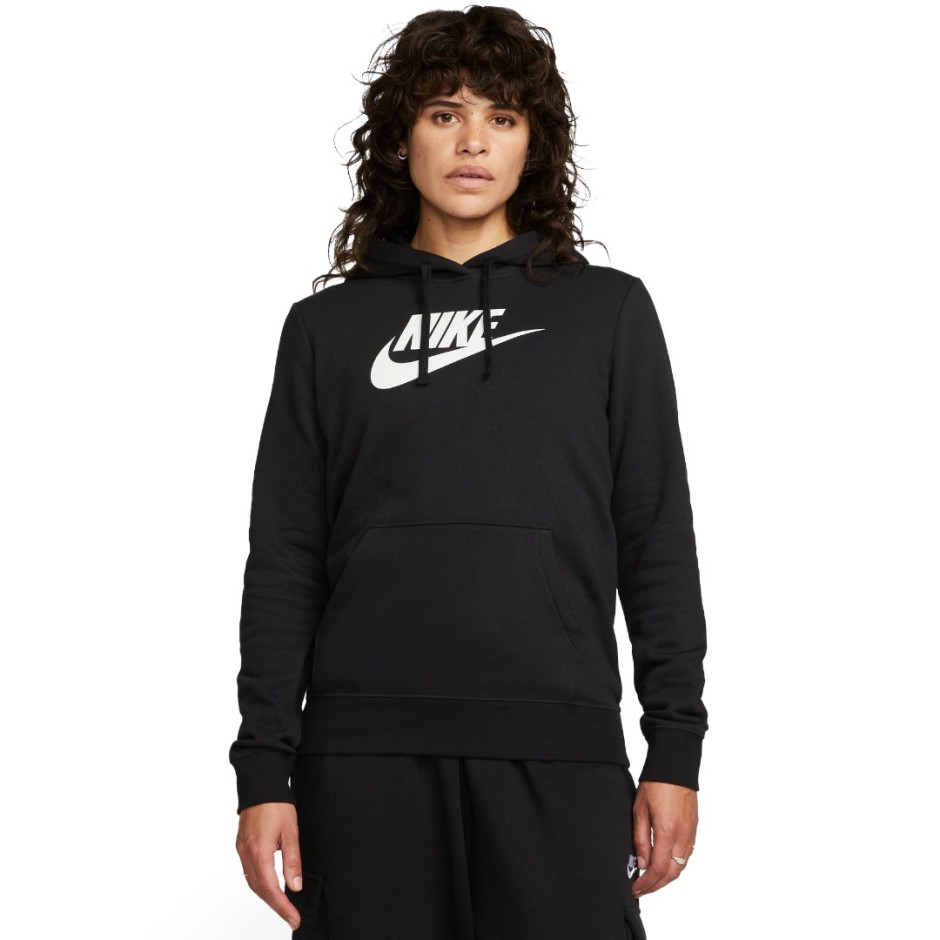 NIKE W NSW CLUB FLC GX PO HDY STD DQ5775-010 Black