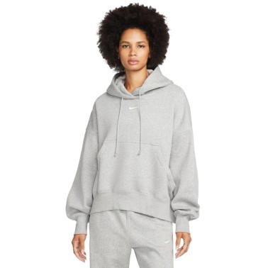 Nike Sportswear Phoenix Fleece Γκρί - Γυναικεία Μπλούζα Φούτερ