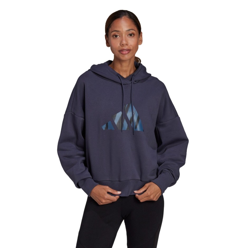 adidas Performance W FI FF HOODIE HF1657 Μπλε