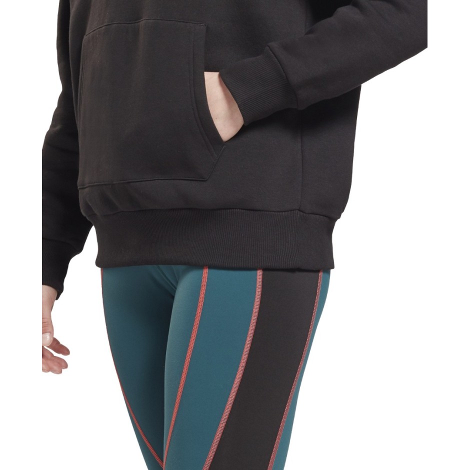 Γυναικεία Μπλούζα Φούτερ Reebok Sport RI BL FLEECE HOODY Μαύρο GS9392 