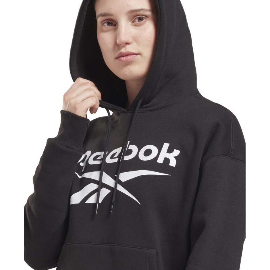 Γυναικεία Μπλούζα Φούτερ Reebok Sport RI BL FLEECE HOODY Μαύρο GS9392 