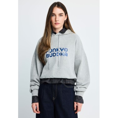 FUNKY BUDDHA  FBL014-117-06-GREY MEL Γκρί