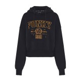 Γυναικείο Φούτερ Μαύρο - Funky Buddha Εικόνα 