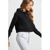 Γυναικεία Μακρυμάνικη Μπλούζα BODYTALK Μαύρο 1222-904125-00100  Εικόνα 2