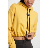 Bodytalk Κίτρινο - Γυναικεία Μπλούζα Φούτερ Με Κουκούλα