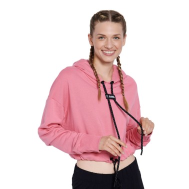 BODYTALK BDTKW LOOSE SHORT HOODIE 1212-903025-00334 Pink