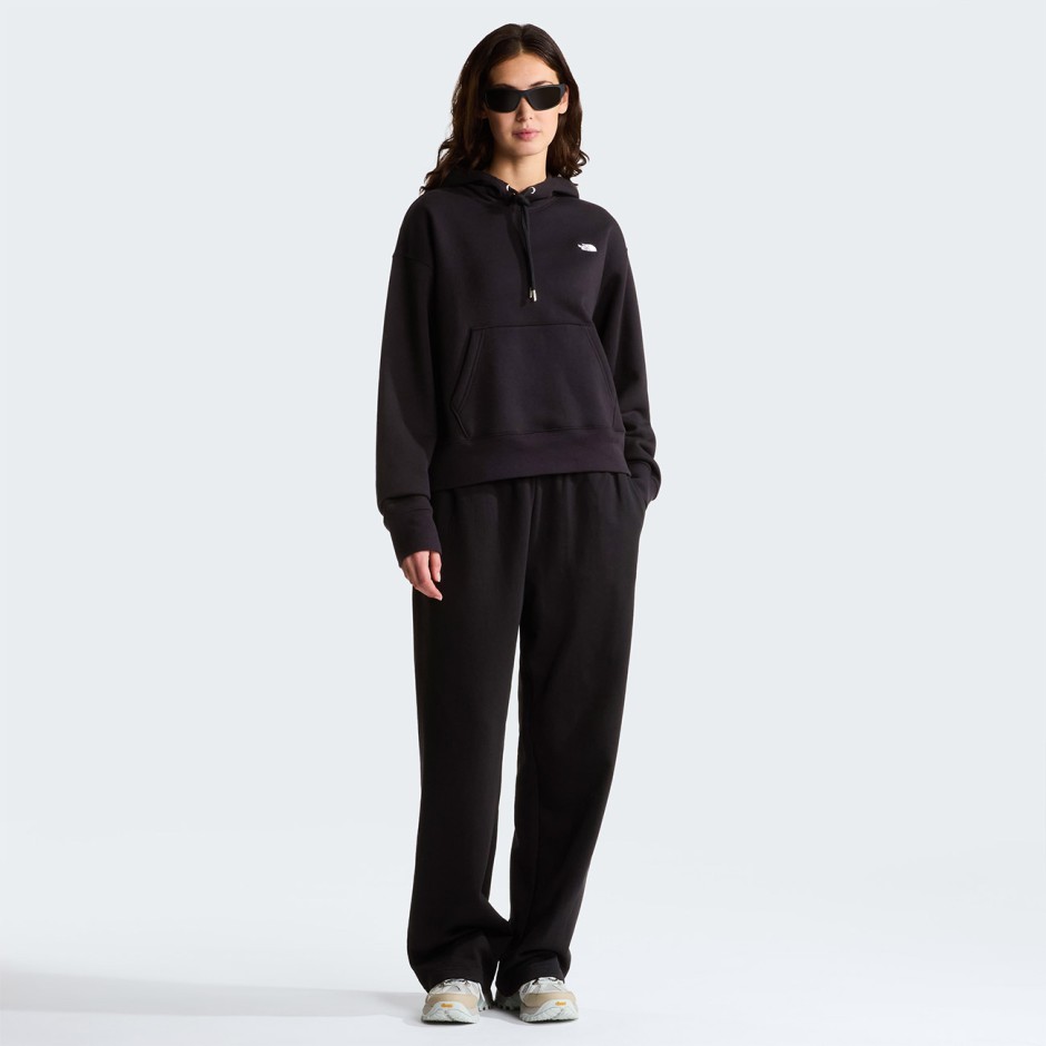 Women's Hoodie Black - The North Face TNF Essential Simple Dome Boxy