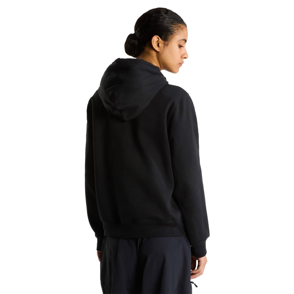 Women's Hoodie Black - The North Face TNF Essential Drew Peak Regular