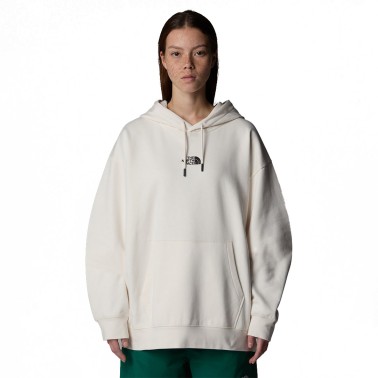THE NORTH FACE W ESSENTIAL OVERSIZE HOODIE NF0A89ENQLI-QLI White