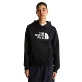 Women's Hoodie Black - The North Face TNF Essential Drew Peak Regular Image 