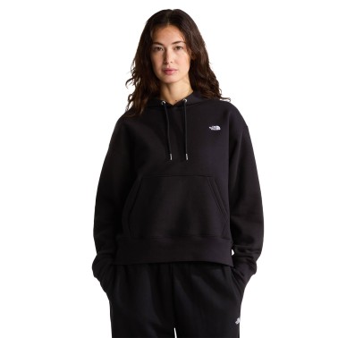 Women's Hoodie Black - The North Face TNF Essential Simple Dome Boxy