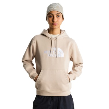 Women's Hoodie Beige - The North Face TNF Essential Drew Peak Regular