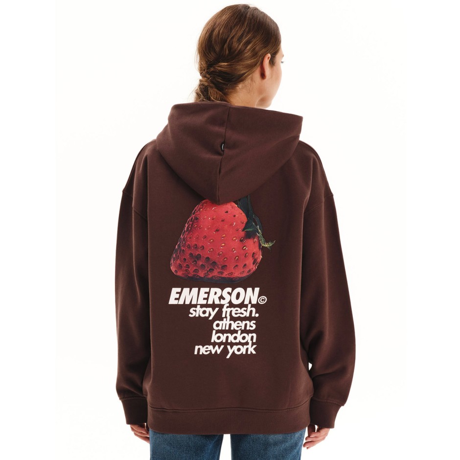 Γυναικείο Φούτερ Καφέ - EMERSON Strawberry