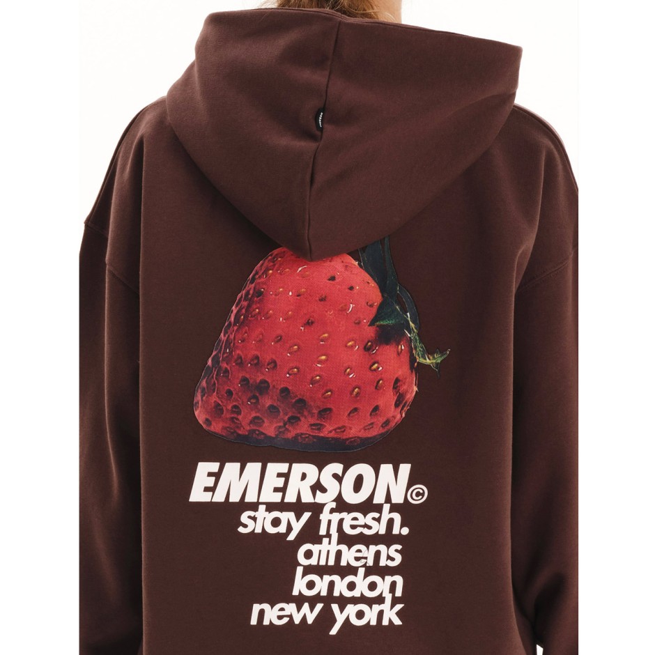Γυναικείο Φούτερ Καφέ - EMERSON Strawberry