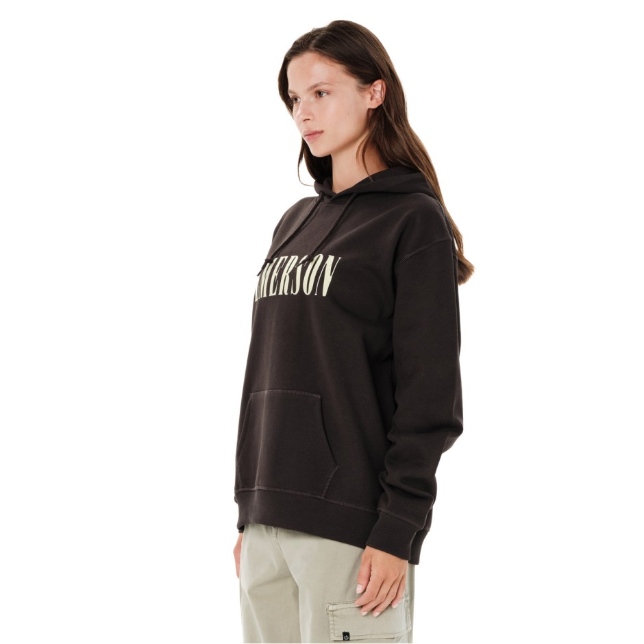 EMERSON WOMEN'S PULLOVER HOODIE 262.EW20.35-COFFEE BROWN Brown
