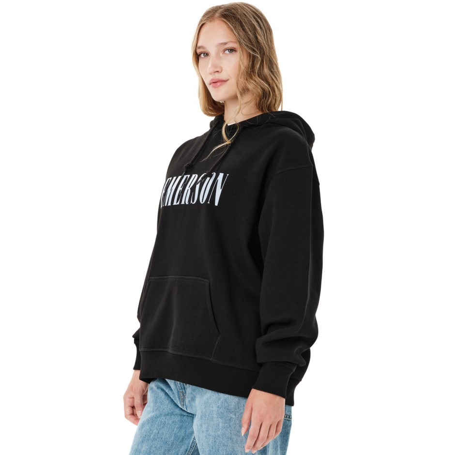 EMERSON WOMEN'S PULLOVER HOODIE 262.EW20.35-BLACK Black
