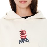 EMERSON WOMEN'S PULLOVER HOODIE 262.EW20.40-CLAY WHITE Ecru Image 2