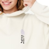 EMERSON WOMEN'S PULLOVER HOODIE 262.EW20.41-CLAY WHITE Ecru Image 3