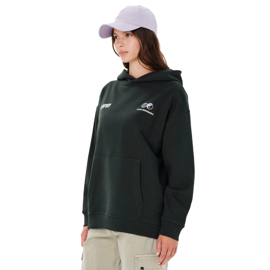 EMERSON WOMEN'S PULLOVER HOODIE 262.EW20.43-FOREST TEAL Pine