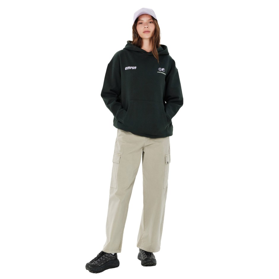 EMERSON WOMEN'S PULLOVER HOODIE 262.EW20.43-FOREST TEAL Pine