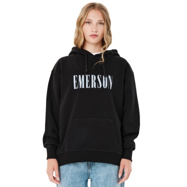 Women's Hoodie Black - EMERSON 