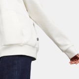 Puma Essentials+ Metallic Logo Λευκό - Γυναικεία Μπλούζα Φούτερ