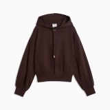 Γυναικείο Φούτερ Καφέ - PUMA Her Relaxed Fleece Εικόνα 2