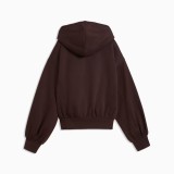 Γυναικείο Φούτερ Καφέ - PUMA Her Relaxed Fleece Εικόνα 3