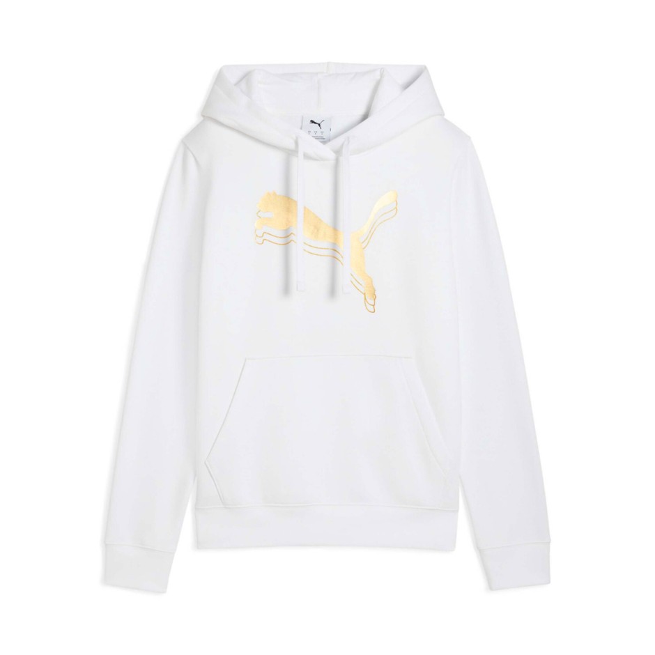 Γυναικείο Φούτερ Λευκό - PUMA ESS Metallic