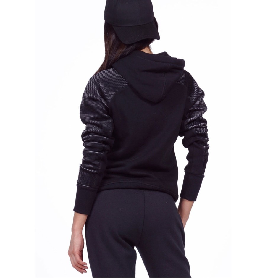 BODY ACTION GYM HOODIE 061923-01-01 Black