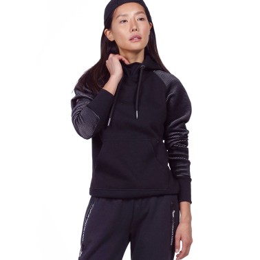 BODY ACTION GYM HOODIE 061923-01-01 Μαύρο