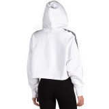 adidas Originals CROPPED HOODIE ED7555 White Image 0
