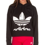 adidas Originals CROPPED HOODIE EC1874 Μαύρο Εικόνα 1