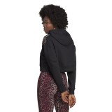 Γυναικεία Μπλούζα Φούτερ adidas Originals HOODIE LOGO Μαύρο HK5184 