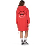 SUPERDRY TRACK &amp; FIELD STATEMENT BACK SWEAT DRESS W8000032A-HW6 Κόκκινο Εικόνα 0