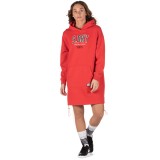 SUPERDRY TRACK &amp; FIELD STATEMENT BACK SWEAT DRESS W8000032A-HW6 Κόκκινο Εικόνα 