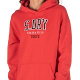 SUPERDRY TRACK &amp; FIELD STATEMENT BACK SWEAT DRESS W8000032A-HW6 Κόκκινο Εικόνα 2