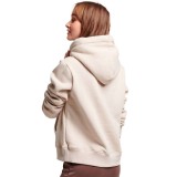 Superdry Essential Logo Εκρού - Γυναικεία Μπλούζα Φούτερ Εικόνα 0