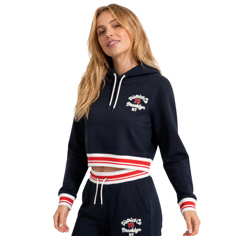 Women's Hoodie Blue - District75 