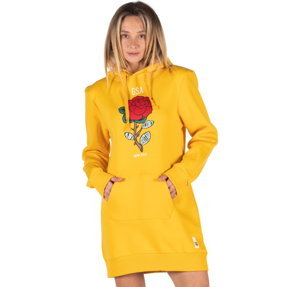 ΓΥΝΑΙΚΕΙΟ ΦΟΥΤΕΡ ΜΕ ΚΟΥΚΟΥΛΑ GSA GLORY LONG FIT 37-29104-21 YELLOW Κίτρινο