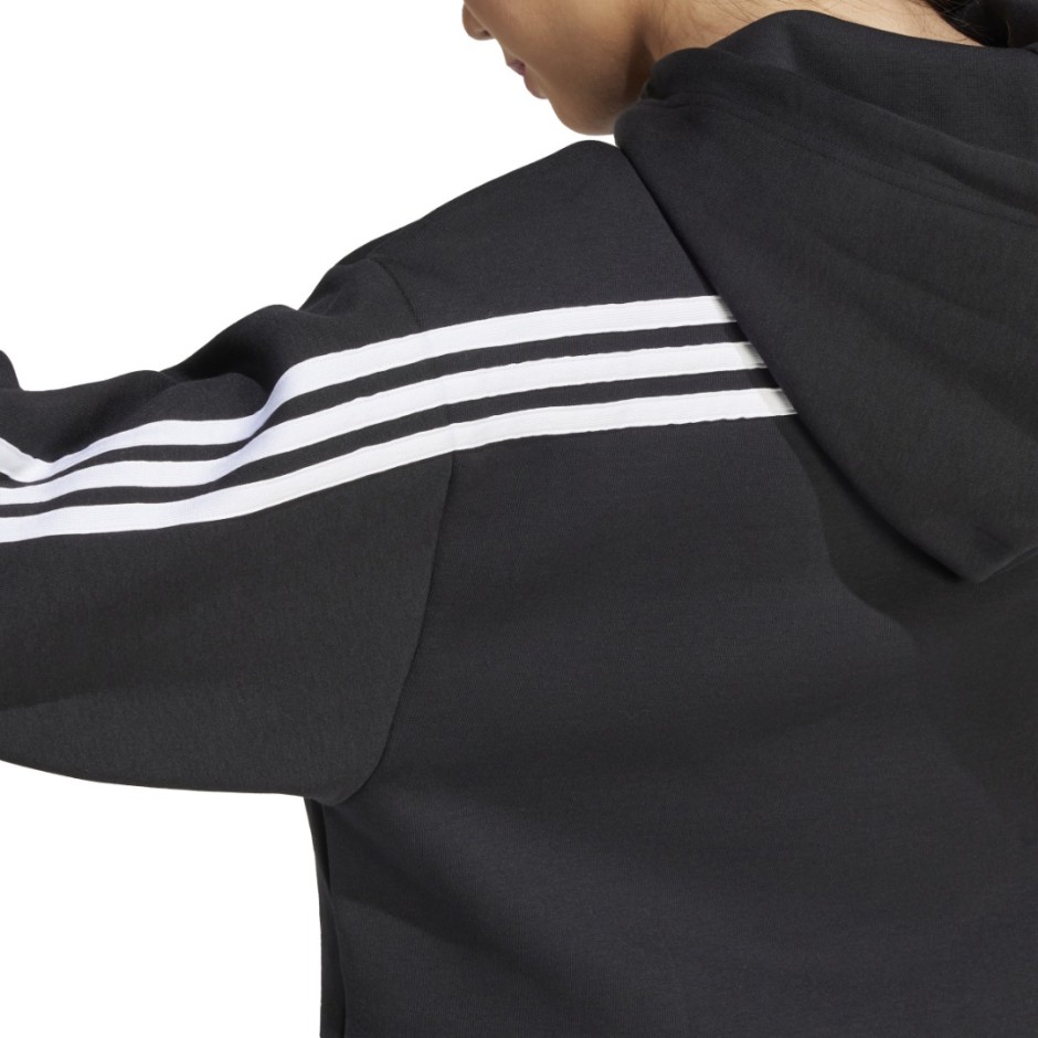 Γυναικείο Φούτερ Μαύρο - adidas Sportswear Future Icons 3-Stripes