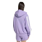 Women's Hoodie Lilac - adidas Sportswear KIT 3-Stripes Image 0