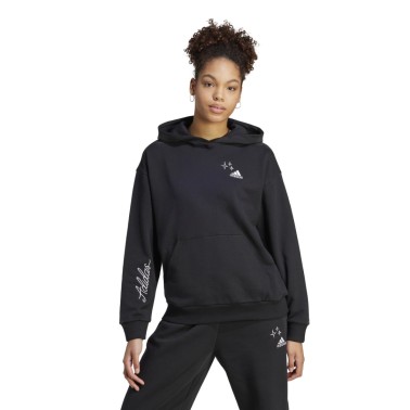 adidas Sportswear VARSITY SCRIBBLE HOODIE Μαύρο