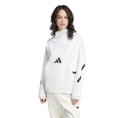 Γυναικείο Φούτερ Λευκό - adidas Sportswear Z.N.E.