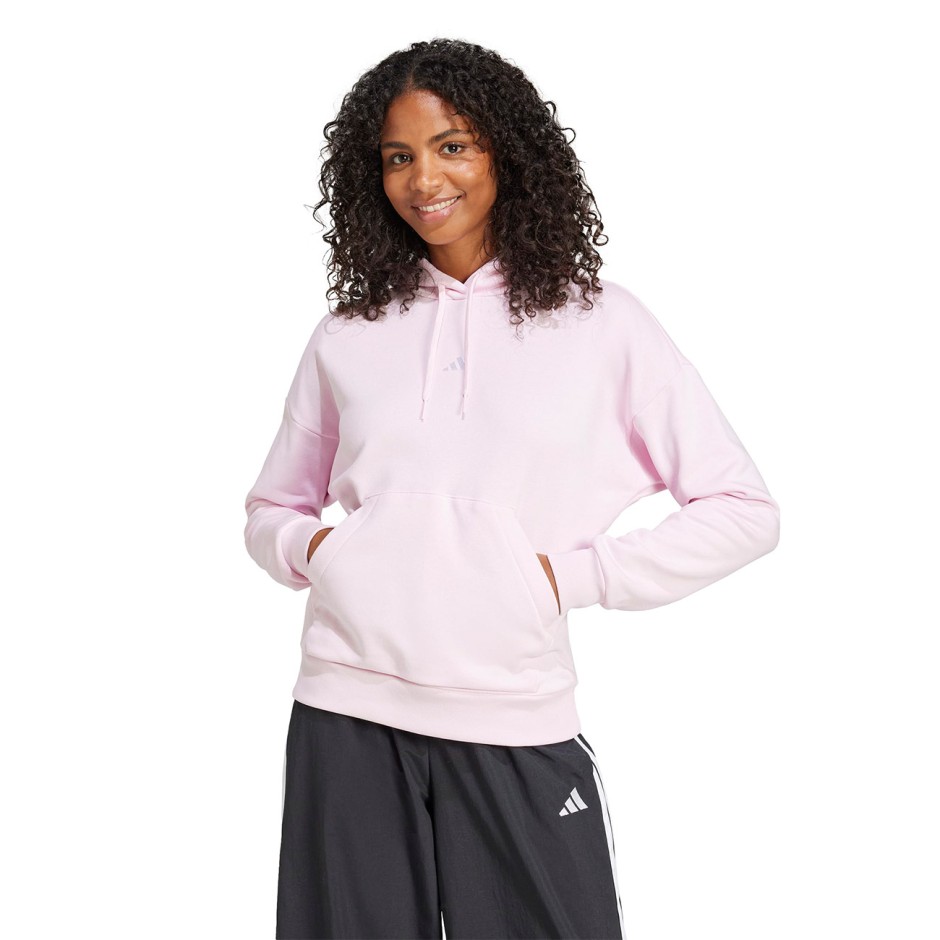 Women's Hoodie Pink - adidas Sportswear Essentials Small Logo Feel Cozy