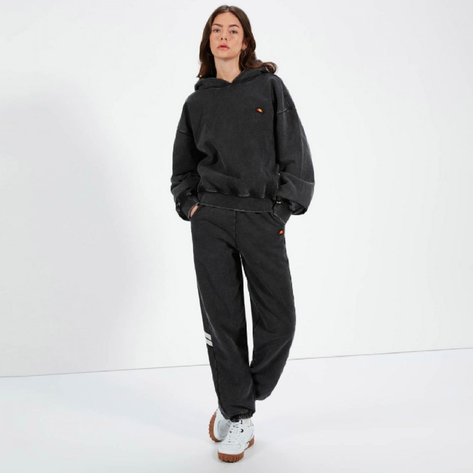 Ellesse Ikenna Μαύρο - Γυναικεία Μπλούζα Φούτερ Με Κουκούλα