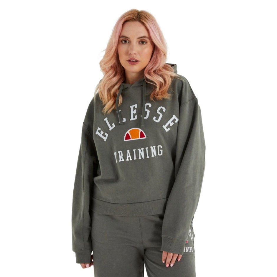 Γυναικεία Μπλούζα Φούτερ ELLESSE GIOVANE CROP HOODY Ανθρακί SGP15912-103 