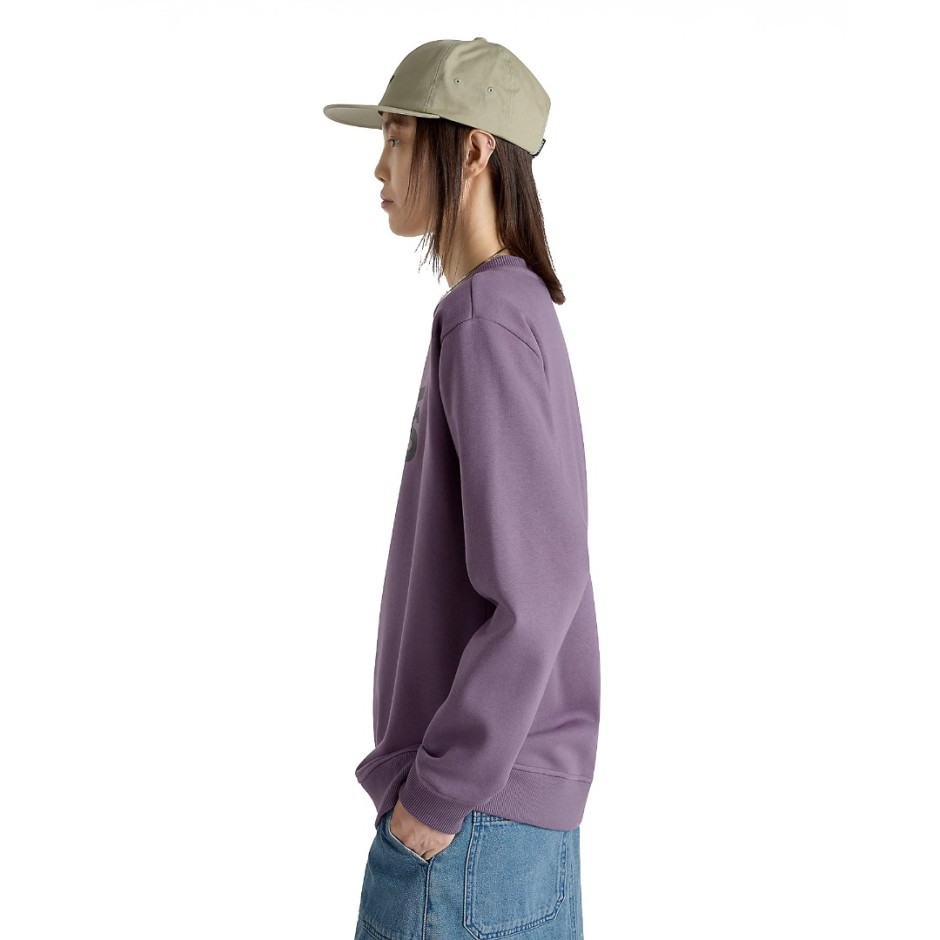 Γυναικείο Φούτερ Μωβ - Vans Classic V Boyfriend Fit