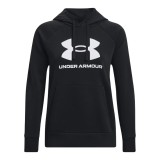 Γυναικείο Φούτερ Με Κουκούλα Μαύρο - Under Armour Rival Fleece Big Logo Εικόνα 1